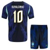 Dječji Dresovi Brazil Ronaldinho 10 Gostujući Svjetsko Prvenstvo 2026 - Kratki Rukavima Dječji Dresovi Brazil Ronaldinho 10 Gostujući Svjetsko Prvenstvo 2026 - Kratki Rukavima