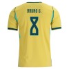 Dresovi Brazil Bruno Guimaraes 8 Domaći Svjetsko Prvenstvo 2026 - Kratki Rukavima Dresovi Brazil Bruno Guimaraes 8 Domaći Svjetsko Prvenstvo 2026 - Kratki Rukavima