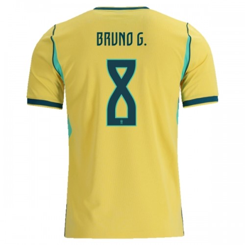 Dresovi Brazil Bruno Guimaraes 8 Domaći Svjetsko Prvenstvo 2026 - Kratki Rukavima Dresovi Brazil Bruno Guimaraes 8 Domaći Svjetsko Prvenstvo 2026 - Kratki Rukavima