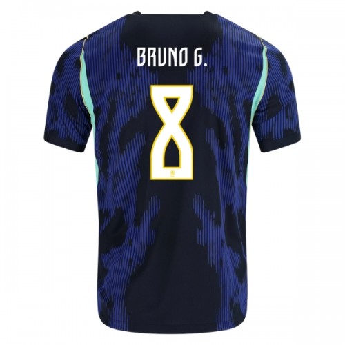Dresovi Brazil Bruno Guimaraes 8 Gostujući Svjetsko Prvenstvo 2026 - Kratki Rukavima Dresovi Brazil Bruno Guimaraes 8 Gostujući Svjetsko Prvenstvo 2026 - Kratki Rukavima