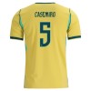 Dresovi Brazil Casemiro 5 Domaći Svjetsko Prvenstvo 2026 - Kratki Rukavima