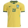 Dresovi Brazil Estevao 20 Domaći Svjetsko Prvenstvo 2026 - Kratki Rukavima