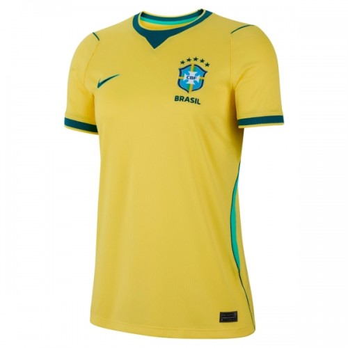 Ženski Dresovi Brazil Domaći Svjetsko Prvenstvo 2026 - Kratki Rukavima Ženski Dresovi Brazil Domaći Svjetsko Prvenstvo 2026 - Kratki Rukavima