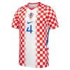 Dresovi Hrvatska Gvardiol 4 Domaći Svjetsko Prvenstvo 2026 - Kratki Rukavima