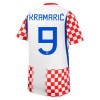 Dresovi Hrvatska Kramaric 9 Domaći Svjetsko Prvenstvo 2026 - Kratki Rukavima Dresovi Hrvatska Kramaric 9 Domaći Svjetsko Prvenstvo 2026 - Kratki Rukavima