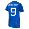 Dresovi Hrvatska Kramaric 9 Gostujući Svjetsko Prvenstvo 2026 - Kratki Rukavima Dresovi Hrvatska Kramaric 9 Gostujući Svjetsko Prvenstvo 2026 - Kratki Rukavima