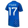 Dresovi Hrvatska P. Sucic 17 Gostujući Svjetsko Prvenstvo 2026 - Kratki Rukavima
