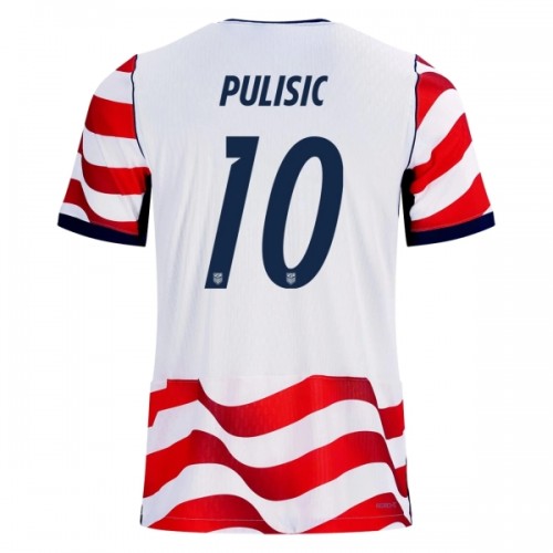 Dresovi SAD Pulisic 10 Domaći Svjetsko Prvenstvo 2026 - Kratki Rukavima Dresovi SAD Pulisic 10 Domaći Svjetsko Prvenstvo 2026 - Kratki Rukavima
