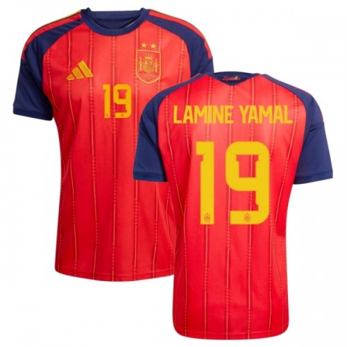 Dresovi Španjolska 2 Stars Lamine Yamal 19 Domaći Svjetsko Prvenstvo 2026 - Kratki Rukavima Dresovi Španjolska 2 Stars Lamine Yamal 19 Domaći Svjetsko Prvenstvo 2026 - Kratki Rukavima