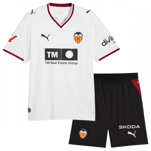 Dječji Dresovi Valencia C.F. Domaći 2026-27 - Kratki Rukavima Dječji Dresovi Valencia C.F. Domaći 2026-27 - Kratki Rukavima