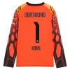 Dresovi Borussia Dortmund Kobel 1 Golmanski Domaći 2026-27 - Dugim Rukavima Naranča Dresovi Borussia Dortmund Kobel 1 Golmanski Domaći 2026-27 - Dugim Rukavima Naranča