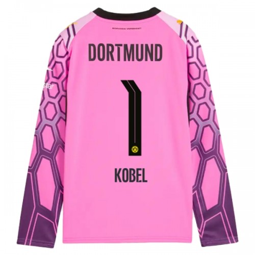 Dresovi Borussia Dortmund Kobel 1 Gostujući Golmanski 2026-27 - Dugim Rukavima Ružičasta Dresovi Borussia Dortmund Kobel 1 Gostujući Golmanski 2026-27 - Dugim Rukavima Ružičasta