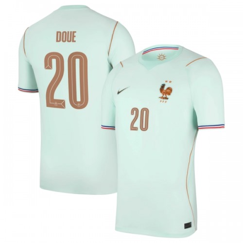 Dresovi Francuska Desire Doue 20 Gostujući Svjetsko Prvenstvo 2026 - Kratki Rukavima Dresovi Francuska Desire Doue 20 Gostujući Svjetsko Prvenstvo 2026 - Kratki Rukavima