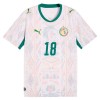 Dresovi Senegal Sarr 18 Domaći Svjetsko Prvenstvo 2026 - Kratki Rukavima