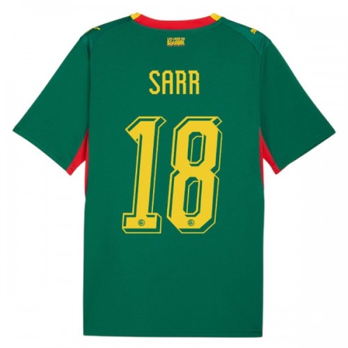 Dresovi Senegal Sarr 18 Gostujući Svjetsko Prvenstvo 2026 - Kratki Rukavima Dresovi Senegal Sarr 18 Gostujući Svjetsko Prvenstvo 2026 - Kratki Rukavima