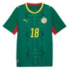 Dresovi Senegal Sarr 18 Gostujući Svjetsko Prvenstvo 2026 - Kratki Rukavima