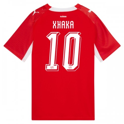 Dresovi Švicarska Granit Xhaka 10 Domaći Svjetsko Prvenstvo 2026 - Kratki Rukavima Dresovi Švicarska Granit Xhaka 10 Domaći Svjetsko Prvenstvo 2026 - Kratki Rukavima
