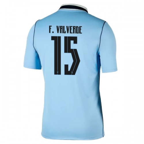 Dresovi Urugvaj Federico Valverde 15 Domaći Svjetsko Prvenstvo 2026 - Kratki Rukavima Dresovi Urugvaj Federico Valverde 15 Domaći Svjetsko Prvenstvo 2026 - Kratki Rukavima