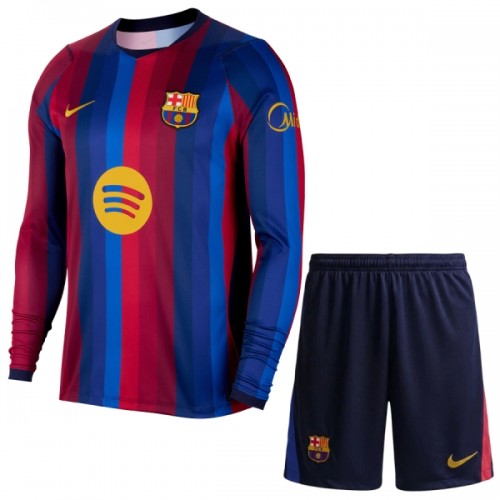 Dječji Dresovi FC Barcelona Domaći 2026-27 - Dugim Rukavima Dječji Dresovi FC Barcelona Domaći 2026-27 - Dugim Rukavima