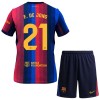 Dječji Dresovi FC Barcelona F. De Jong 21 Domaći 2026-27 - Kratki Rukavima Dječji Dresovi FC Barcelona F. De Jong 21 Domaći 2026-27 - Kratki Rukavima