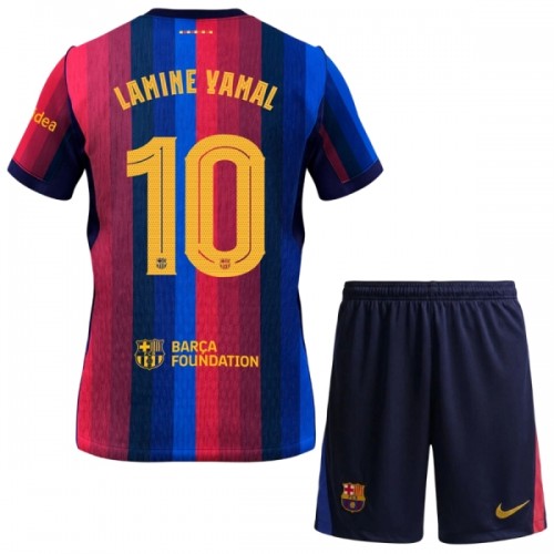 Dječji Dresovi FC Barcelona Lamine Yamal 10 Domaći 2026-27 - Kratki Rukavima Dječji Dresovi FC Barcelona Lamine Yamal 10 Domaći 2026-27 - Kratki Rukavima