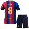 Dječji Dresovi FC Barcelona Pedri 8 Domaći 2026-27 - Kratki Rukavima Dječji Dresovi FC Barcelona Pedri 8 Domaći 2026-27 - Kratki Rukavima