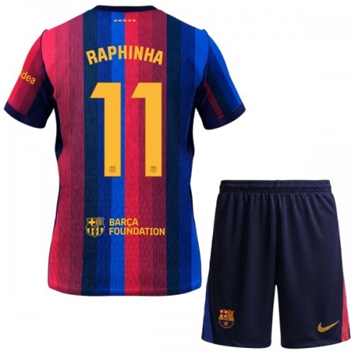 Dječji Dresovi FC Barcelona Raphinha 11 Domaći 2026-27 - Kratki Rukavima Dječji Dresovi FC Barcelona Raphinha 11 Domaći 2026-27 - Kratki Rukavima