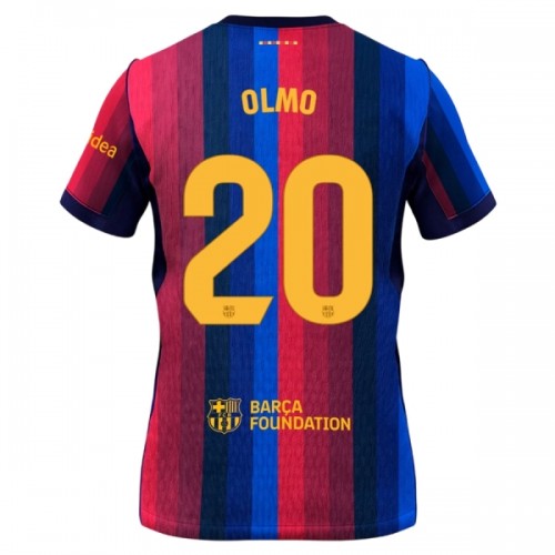 Dresovi FC Barcelona Olmo 20 Domaći 2026-27 - Kratki Rukavima Dresovi FC Barcelona Olmo 20 Domaći 2026-27 - Kratki Rukavima