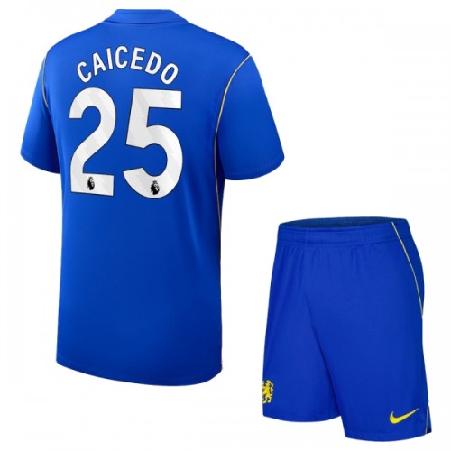 Dječji Dresovi Chelsea Caicedo 25 Domaći 2026-27 - Kratki Rukavima Dječji Dresovi Chelsea Caicedo 25 Domaći 2026-27 - Kratki Rukavima