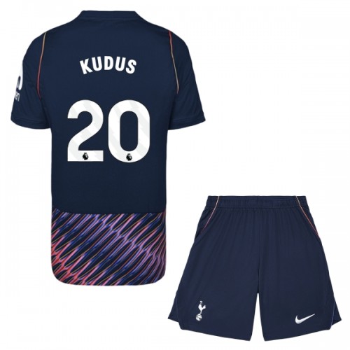 Dječji Dresovi Tottenham Hotspur Kudus 20 Gostujući 2026-27 - Kratki Rukavima Dječji Dresovi Tottenham Hotspur Kudus 20 Gostujući 2026-27 - Kratki Rukavima