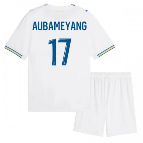 Dječji Dresovi Olympique de Marseille Aubameyang 17 Domaći 2026-27 - Kratki Rukavima Dječji Dresovi Olympique de Marseille Aubameyang 17 Domaći 2026-27 - Kratki Rukavima