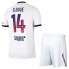 Dječji Dresovi Paris Saint-Germain Desire Doue 14 Gostujući 2026-27 - Kratki Rukavima Dječji Dresovi Paris Saint-Germain Desire Doue 14 Gostujući 2026-27 - Kratki Rukavima