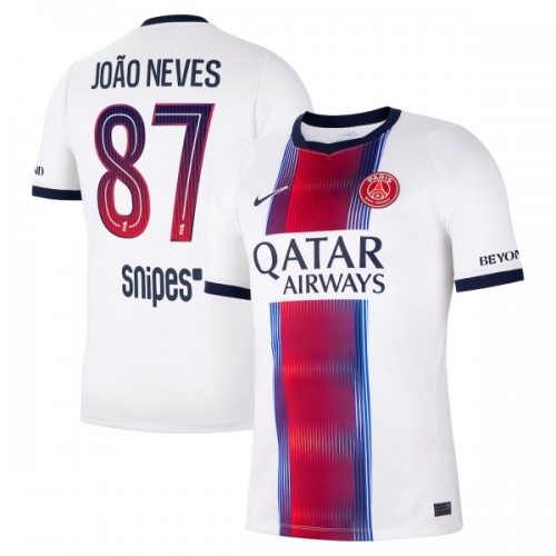 Dresovi Paris Saint-Germain Joao Neves 87 Gostujući 2026-27 - Kratki Rukavima Dresovi Paris Saint-Germain Joao Neves 87 Gostujući 2026-27 - Kratki Rukavima