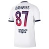 Dresovi Paris Saint-Germain Joao Neves 87 Gostujući 2026-27 - Kratki Rukavima