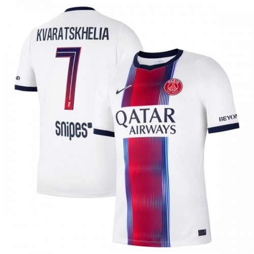 Dresovi Paris Saint-Germain Kvaratskhelia 7 Gostujući 2026-27 - Kratki Rukavima Dresovi Paris Saint-Germain Kvaratskhelia 7 Gostujući 2026-27 - Kratki Rukavima