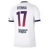 Dresovi Paris Saint-Germain Vitinha 17 Gostujući 2026-27 - Kratki Rukavima