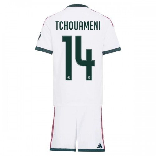 Dječji Dresovi Real Madrid Tchouameni 14 Domaći 2026-27 - Kratki Rukavima Dječji Dresovi Real Madrid Tchouameni 14 Domaći 2026-27 - Kratki Rukavima