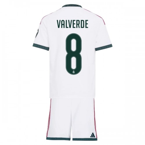 Dječji Dresovi Real Madrid Valverde 8 Domaći 2026-27 - Kratki Rukavima Dječji Dresovi Real Madrid Valverde 8 Domaći 2026-27 - Kratki Rukavima