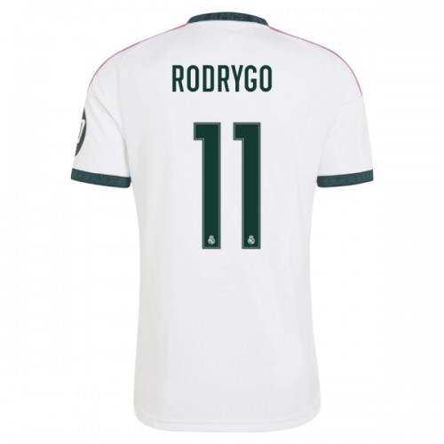 Dresovi Real Madrid Rodrygo 11 Domaći 2026-27 - Kratki Rukavima Dresovi Real Madrid Rodrygo 11 Domaći 2026-27 - Kratki Rukavima
