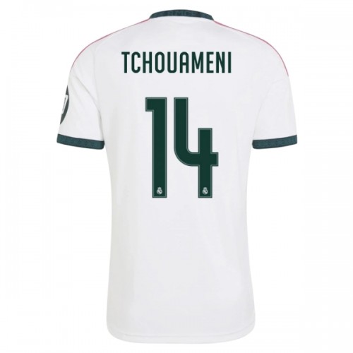 Dresovi Real Madrid Tchouameni 14 Domaći 2026-27 - Kratki Rukavima Dresovi Real Madrid Tchouameni 14 Domaći 2026-27 - Kratki Rukavima