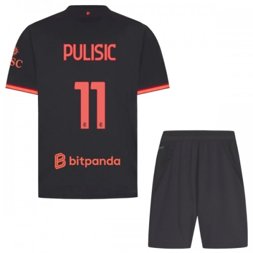 Dječji Dresovi AC Milan Pulisic 11 Treći 2026-27 - Kratki Rukavima Dječji Dresovi AC Milan Pulisic 11 Treći 2026-27 - Kratki Rukavima