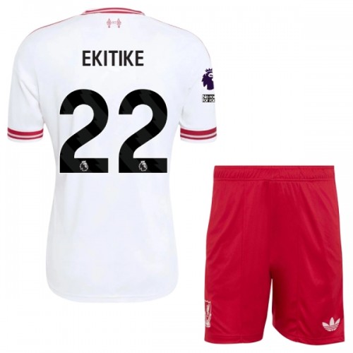 Dječji Dresovi Liverpool Ekitike 22 Gostujući 2026-27 - Kratki Rukavima Dječji Dresovi Liverpool Ekitike 22 Gostujući 2026-27 - Kratki Rukavima