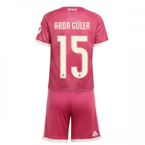 Dječji Dresovi Real Madrid Arda Guler 15 Treći 2026-27 - Kratki Rukavima Dječji Dresovi Real Madrid Arda Guler 15 Treći 2026-27 - Kratki Rukavima