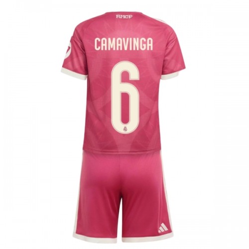Dječji Dresovi Real Madrid Camavinga 6 Treći 2026-27 - Kratki Rukavima Dječji Dresovi Real Madrid Camavinga 6 Treći 2026-27 - Kratki Rukavima