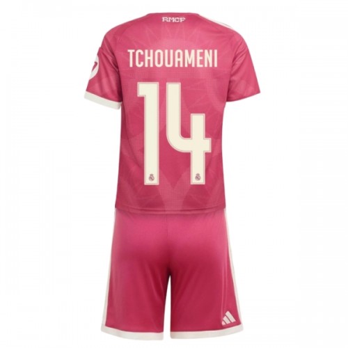 Dječji Dresovi Real Madrid Tchouameni 14 Treći 2026-27 - Kratki Rukavima Dječji Dresovi Real Madrid Tchouameni 14 Treći 2026-27 - Kratki Rukavima