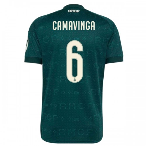 Dresovi Real Madrid Camavinga 6 Gostujući 2026-27 - Kratki Rukavima Dresovi Real Madrid Camavinga 6 Gostujući 2026-27 - Kratki Rukavima
