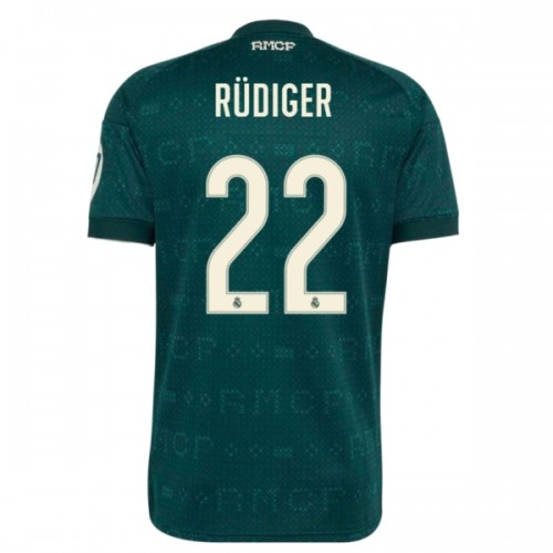Dresovi Real Madrid Rudiger 22 Gostujući 2026-27 - Kratki Rukavima Dresovi Real Madrid Rudiger 22 Gostujući 2026-27 - Kratki Rukavima