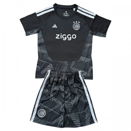Dječji Dresovi Ajax Amsterdam Golmanski 2026-27 - Kratki Rukavima Crna Dječji Dresovi Ajax Amsterdam Golmanski 2026-27 - Kratki Rukavima Crna