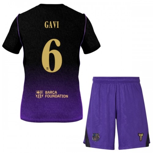 Dječji Dresovi FC Barcelona Gavi 6 Gostujući 2026-27 - Kratki Rukavima Dječji Dresovi FC Barcelona Gavi 6 Gostujući 2026-27 - Kratki Rukavima