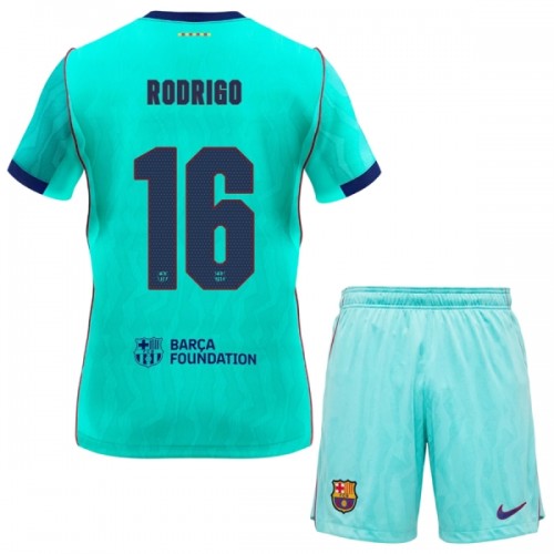 Dječji Dresovi FC Barcelona Rodrigo 16 Treći 2026-27 - Kratki Rukavima Dječji Dresovi FC Barcelona Rodrigo 16 Treći 2026-27 - Kratki Rukavima